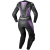 RST Tractech Evo 5 CE Ladies Leather Suit - Black/Fushia/Grey