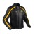 Segura Formula Leather Jacket  - Black/Yellow