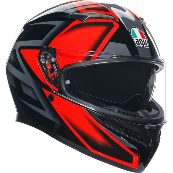 AGV K3 Compound - Black/Red/Silver