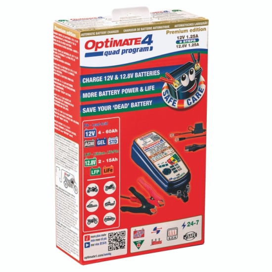 OptiMate 4 Quad Premium Edition Battery Battery Charger-Optimiser