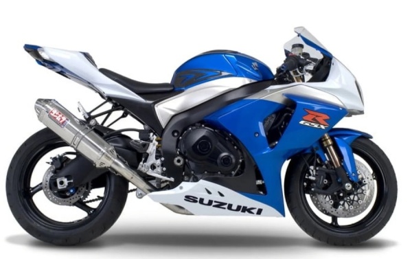 Yoshimura Suzuki GSX-R1000 K7 K8  Stainless TRC Tri-Oval Slip On