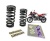 HyperPro BMW R1200GS 04-07 Combi Spring Lowering Kit