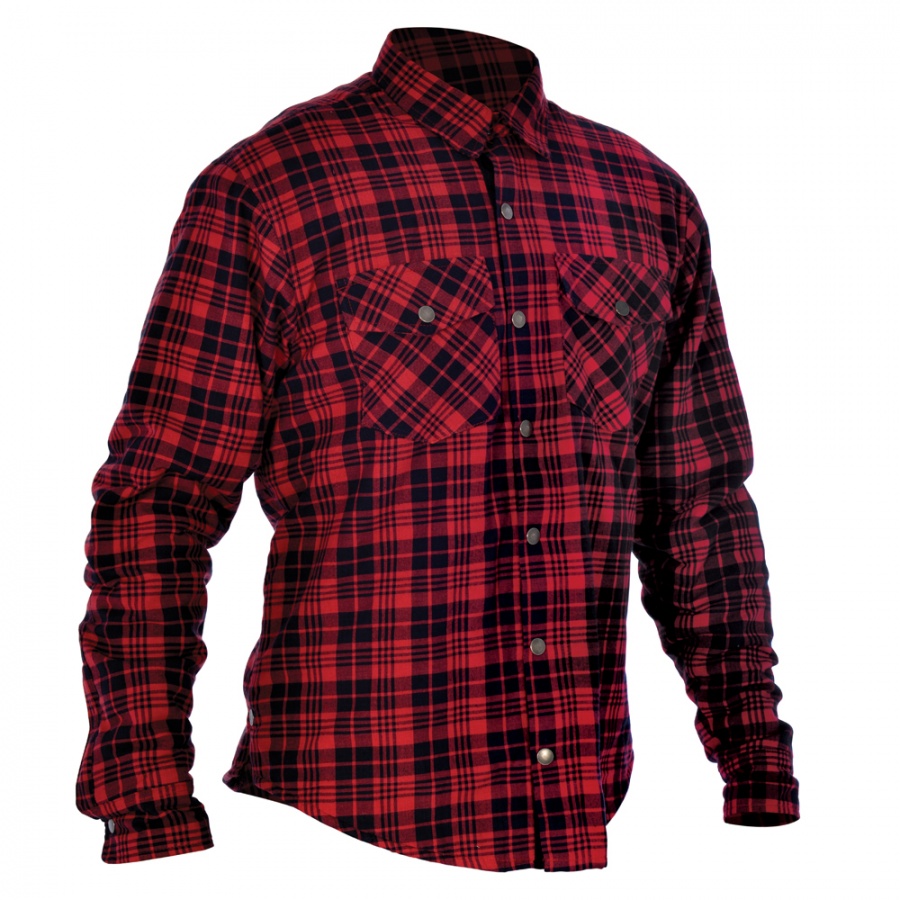Oxford Kickback shirt Red & Black - Module Moto