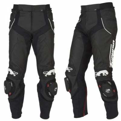 Furygan Raptor Leather Trousers - Black/White - Module Moto