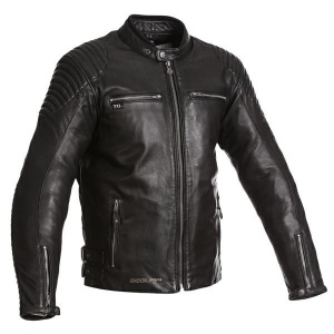 Segura Elwood Leather Jacket Black - Module Moto